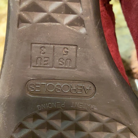 Aerosoles Heelrest Get Fit Suede Wedge Booties Size 5 - Picture 9 of 14